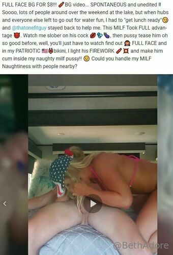 BethAdore Голі Зливи OnlyFans Фото 53